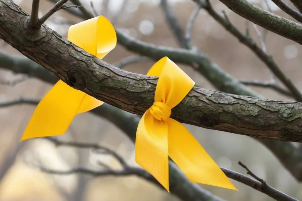 what-does-the-yellow-ribbon-tree-mean