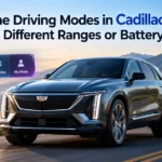 do the driving modes in cadillac lyriq offer different ranges or battery usages